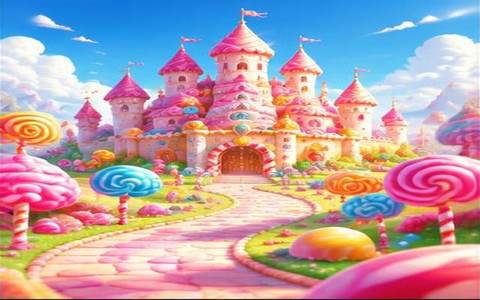 Candy Citadel — ilustrație de joc