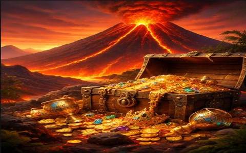 Volcano Riches — ilustrație de joc