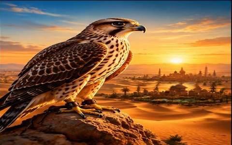 Desert Falcon — ilustrație de joc
