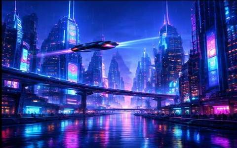Cyber Nights — ilustrație de joc